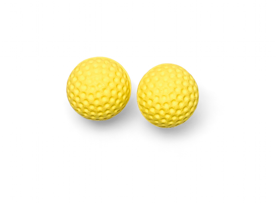 Chop Cup Gripper Balls - Yellow (Set of 2)