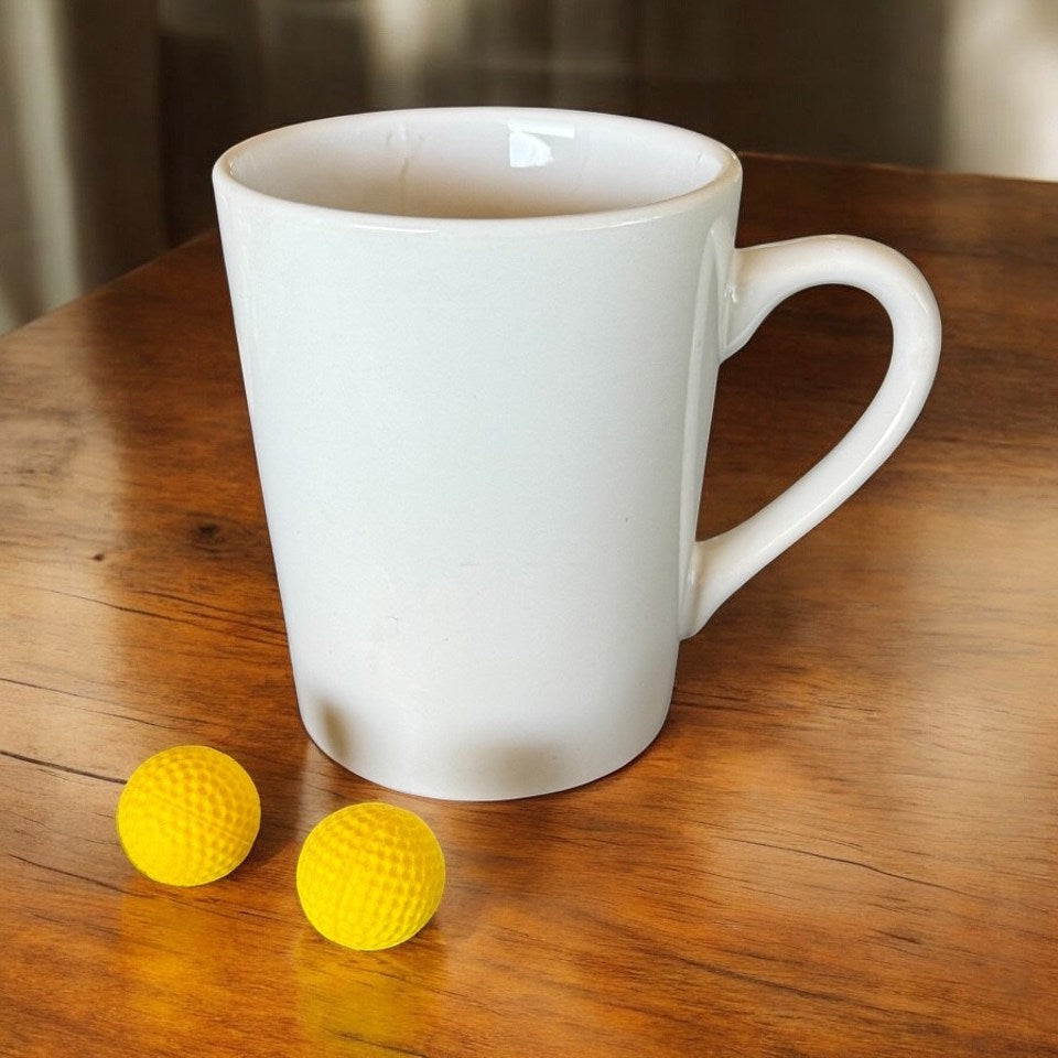 Chop Cup Coffee Mug (White)