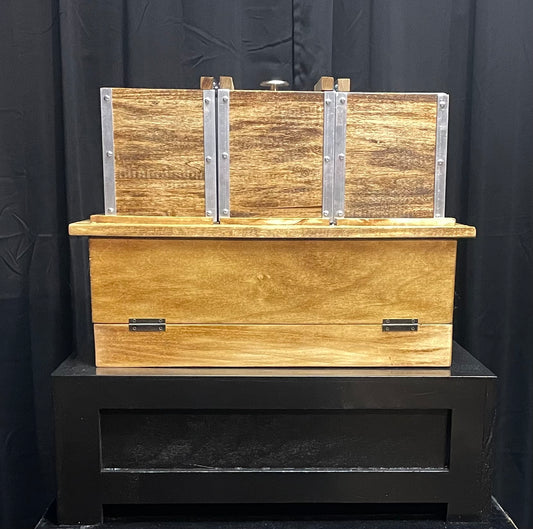 Tri-Section Illusion (Natural Wood)