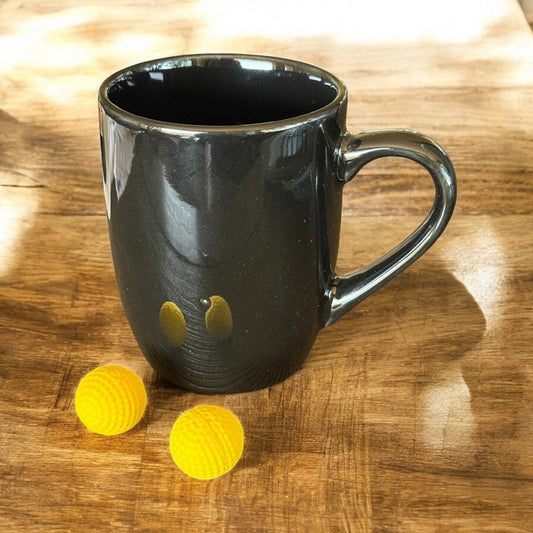 Chop Cup Coffee Mug (Black)