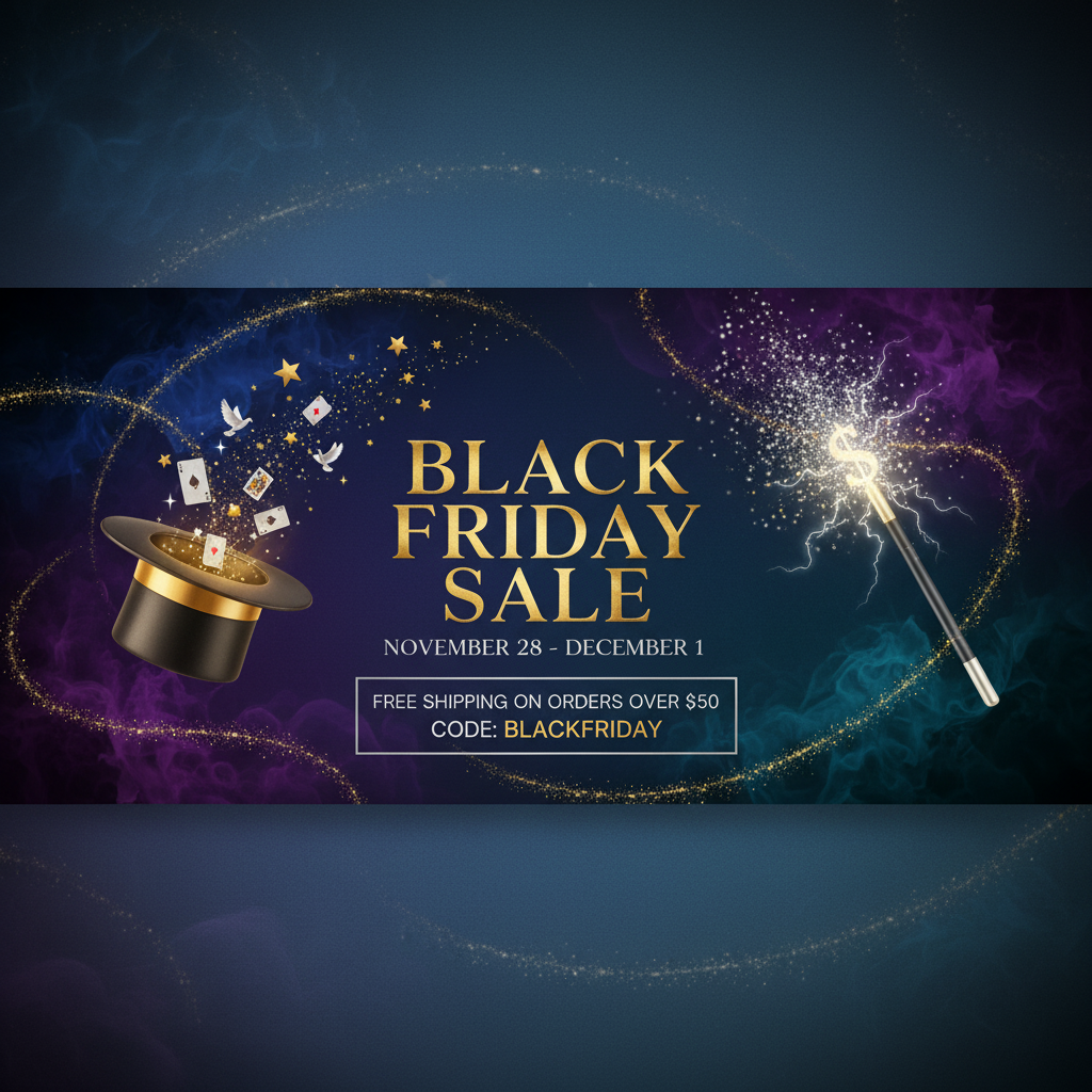 Black Friday Sale Banner - November 28 - December 1