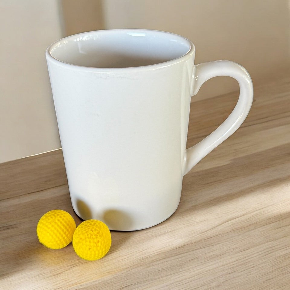 Chop Cup Coffee Mug - Extra Large (White)