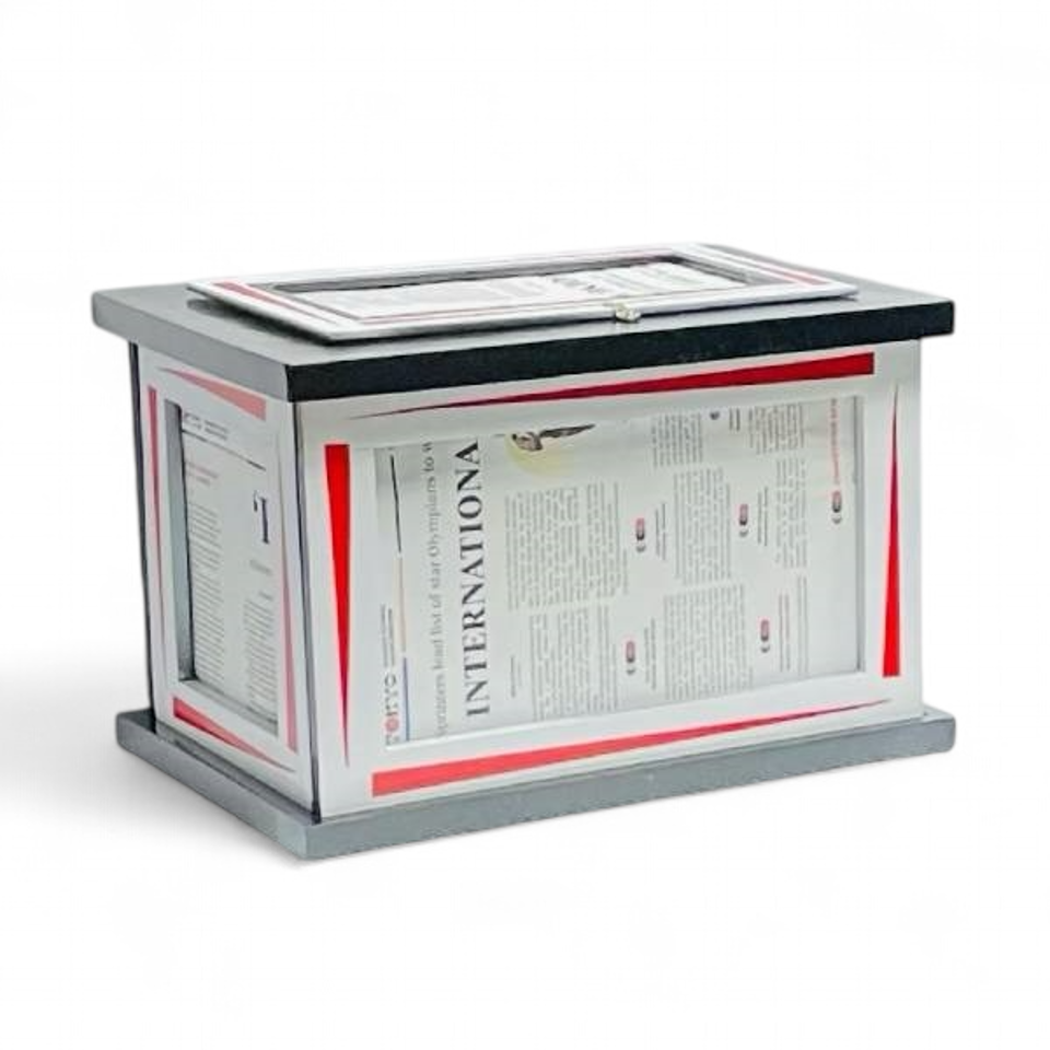 Take Apart Newspaper Dove Vanish